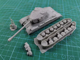 3d Printed 1/35/72 Soviet Object 701 (122mm) IS-4 Prototype Tank Kit